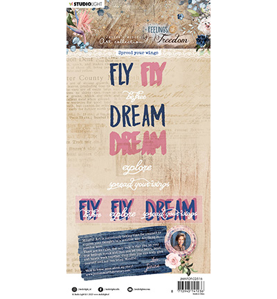 JMA-FOF-CD516 - Jenine's - Spread your wings Feelings of Freedom nr.516 - Textes - Detail 3