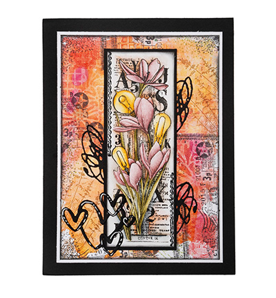 SL-GR-STAMP392 - StudioLight - Crocus flower Grunge collection nr.392 - Fleurs - Detail 1