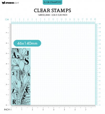 SL-GR-STAMP392 - StudioLight - Crocus flower Grunge collection nr.392 - Fleurs - Detail 3