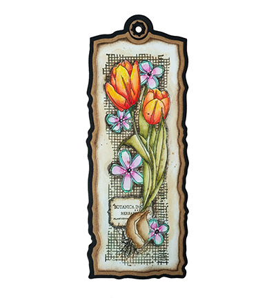 SL-GR-STAMP394 - StudioLight - Tulips Grunge collection nr.394 - Fleurs - Detail 1