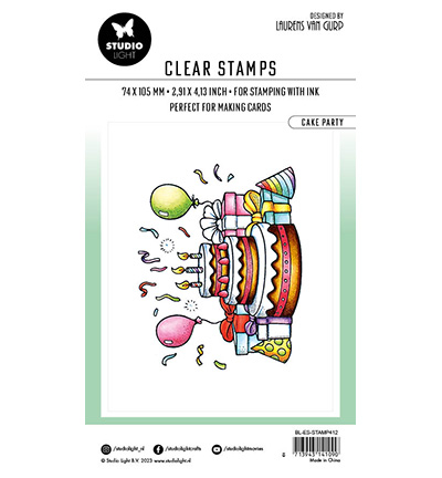 BL-ES-STAMP412 - Laurens van Gurp - Cake Party Essentials nr.412 - Fête - Detail 1