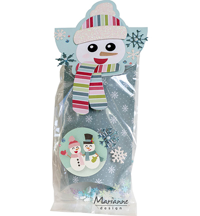 LR0047 - Marianne Design - Gift bags, White - Sacs - Detail 2