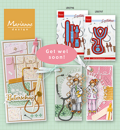 LR0797 - Marianne Design - Stethoscope - Maladie - Detail 3