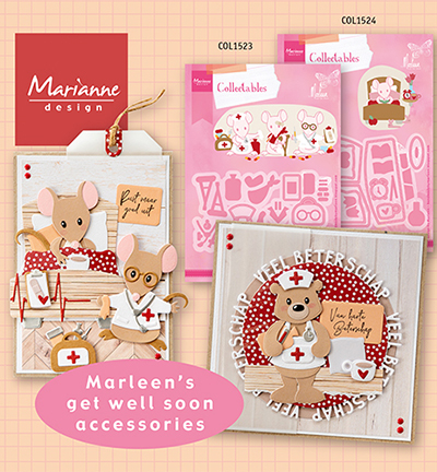 COL1524 - Marianne Design - Bed by Marleen - Maladie - Detail 3