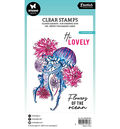 SL-ES-STAMP429 - StudioLight - Flower squid Essentials nr.429 - Fleurs - Detail 1