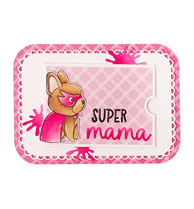 CCL-FR-STAMP468 - CraftLab - Superhero Buddy Friendz nr.468 - Animaux - Detail 2