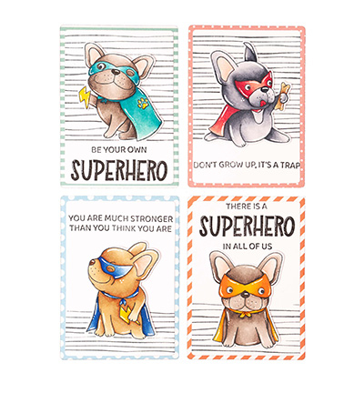 CCL-FR-STAMP468 - CraftLab - Superhero Buddy Friendz nr.468 - Animaux - Detail 3