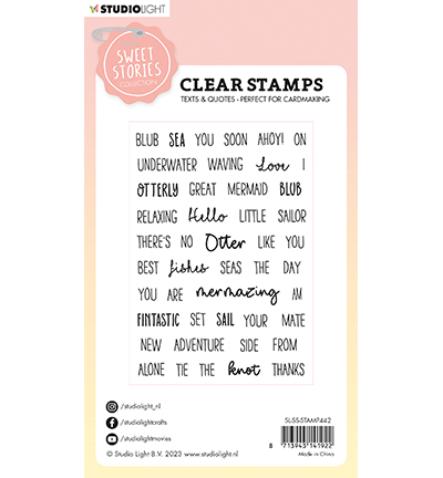 SL-SS-STAMP442 - StudioLight - Quotes small Fintastic Sweet Stories nr.442 - Texte - Detail 1