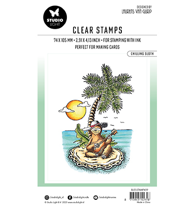 BL-ES-STAMP459 - Laurens van Gurp - Chilling sloth By Laurens nr.459 - Animaux - Detail 2