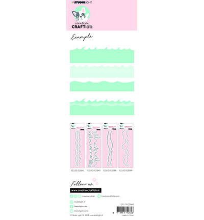 CCL-ES-CD545 - CraftLab - Borderz Waves Essentials nr.545 - Bords, coins - Detail 1