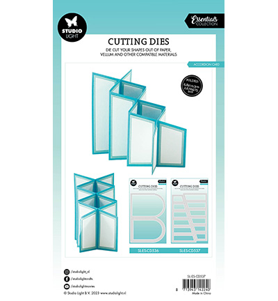 SL-ES-CD537 - StudioLight - Accordion Card Essentials nr.537 - Cardshape - Detail 1