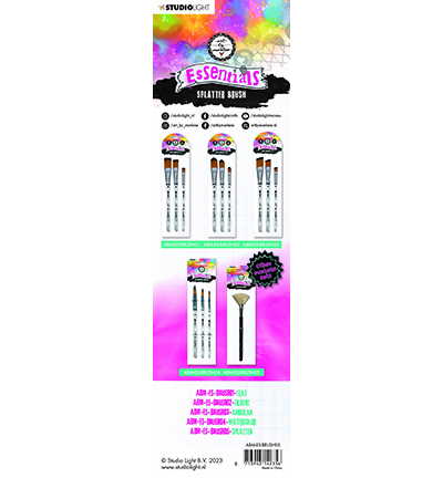 ABM-ES-BRUSH06 - Art by Marlene - Splatter brush 1 in a set Essentials nr.06 - Pinceaux - Detail 1