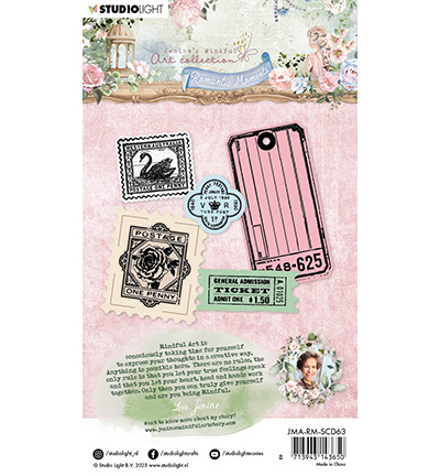 JMA-RM-SCD63 - Jenine's - Postage stamps Romantic Moments nr.63 - Cadres, Etiquettes - Detail 1
