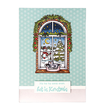 BL-ES-STAMP486 - Laurens van Gurp - Snowy day By Laurens nr.486 - Noël, hiver - Detail 1