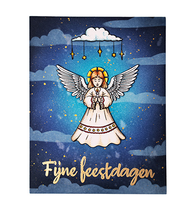 BL-ES-STAMP488 - Laurens van Gurp - Dear angel By Laurens nr.488 - Noël, hiver - Detail 1