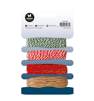 SL-ES-RIB02 - StudioLight - Ribbon Craft twine Essentials nr.02 - Ficelle en coton - Detail 1