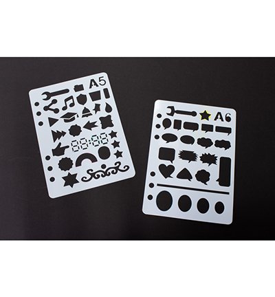 K-5050 - Kangaro - Set de pochoirs - Alphabet, caractères - Detail 5