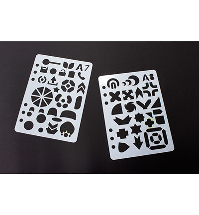 K-5050 - Kangaro - Set de pochoirs - Alphabet, caractères - Detail 6