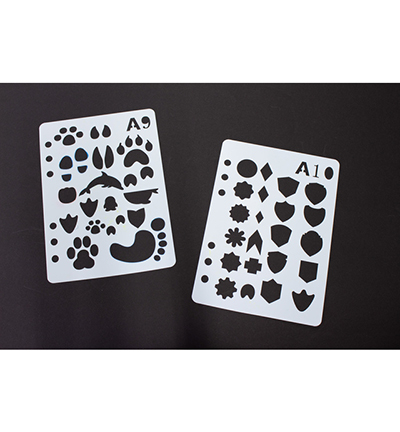 K-5050 - Kangaro - Set de pochoirs - Alphabet, caractères - Detail 7