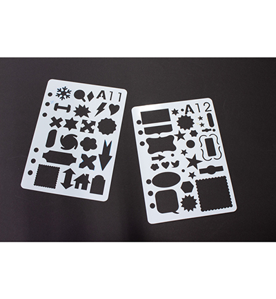 K-5050 - Kangaro - Set de pochoirs - Alphabet, caractères - Detail 8