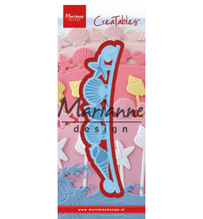 LR0601 - Marianne Design - Sea shells border - Mer / plage - Detail 1
