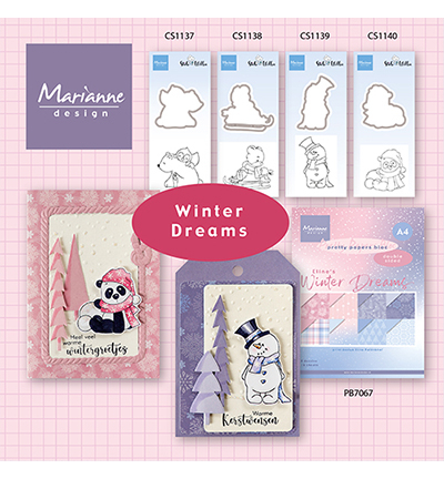 CS1139 - Marianne Design - Snowman - Noël, hiver - Detail 1