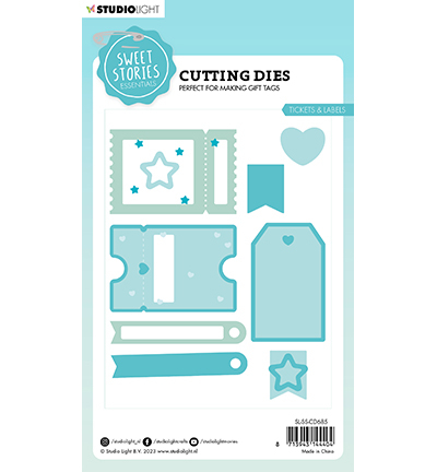 SL-SS-CD685 - StudioLight - Tickets & labels Sweet Stories nr.685 - Cadres, Etiquettes, Billets - Detail 1