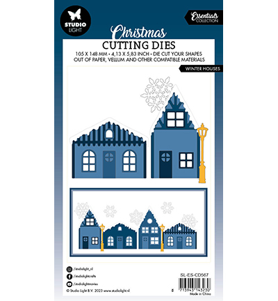 SL-ES-CD567 - StudioLight - Winter houses Essentials nr.567 - Matrices Essentials - Detail 1