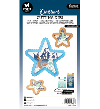 SL-ES-CD568 - StudioLight - Star scenery Essentials nr.568 - Noël, hiver - Detail 4
