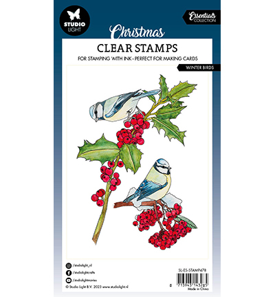 SL-ES-STAMP478 - StudioLight - Winter birds Essentials nr.478 - Tampons Essentials - Detail 1 SL-ES-STAMP478 - StudioLight - Winter birds Essentials nr.478 - Tampons Essentials - Detail 1