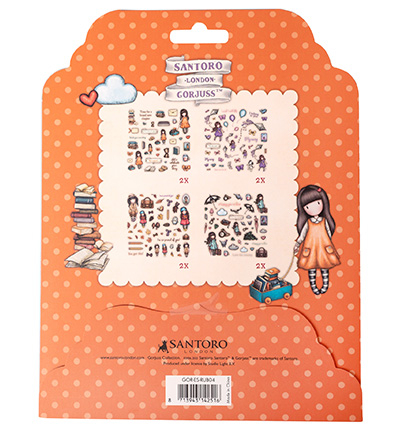 GOR-ES-RUB04 - Gorjuss - Rub-ons 4x2 designs Essentials nr.04 - Rub on Stickers - Detail 1