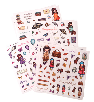 GOR-ES-RUB04 - Gorjuss - Rub-ons 4x2 designs Essentials nr.04 - Rub on Stickers - Detail 2