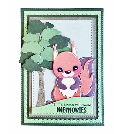 CCL-ES-CD705 - CraftLab - Woodland Essentials nr.705 - Arbres, Plantes - Detail 2