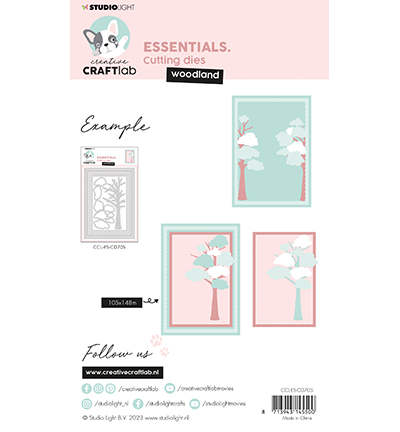CCL-ES-CD705 - CraftLab - Woodland Essentials nr.705 - Arbres, Plantes - Detail 3