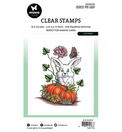 BL-ES-STAMP535 - Laurens van Gurp - Cute rabbit By Laurens nr.535 - Animaux - Detail 1