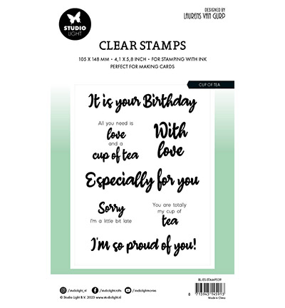 BL-ES-STAMP539 - Laurens van Gurp - Cup of tea By Laurens nr.539 - Textes - Detail 1