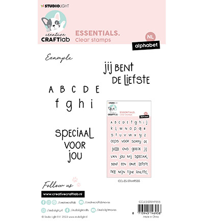 CCL-ES-STAMP555 - CraftLab - Alphabet Essentials nr.555 - Tampons CraftLab - Detail 1