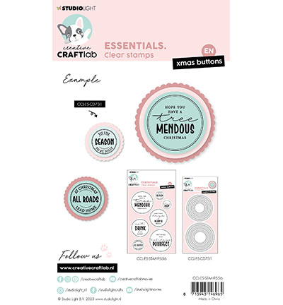 CCL-ES-STAMP556 - CraftLab - Xmas buttons Essentials nr.556 - Tampons CraftLab - Detail 2 CCL-ES-STAMP556 - CraftLab - Xmas buttons Essentials nr.556 - Tampons CraftLab - Detail 2