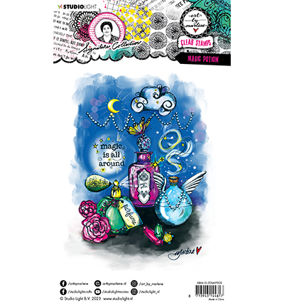 ABM-SI-STAMP505 - Art by Marlene - Magic Potion Signature Collection nr.505 - Choses de dame - Detail 1