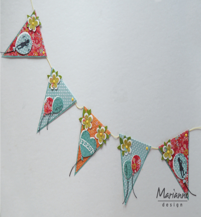 LR0626 - Marianne Design - Congrats & Balloon - 25th anniversary - Fête - Detail 1