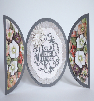 LR0619 - Marianne Design - Anja's Warme Winter Wensen - Noël, hiver - Detail 1