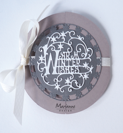 LR0620 - Marianne Design - Anja's Warm Winter Wishes - Noël, hiver - Detail 4