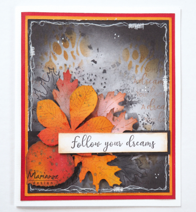 LR0621 - Marianne Design - Tiny's Leaves - Fleurs - Detail 4