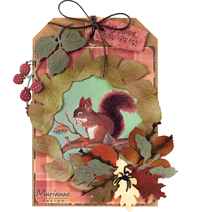 LR0726 - Marianne Design - Christmas Garland - Noël, hiver - Detail 2