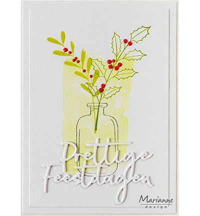 CS1143 - Marianne Design - Silhouette Art - Mistletoe - Silhouette  - Detail 2