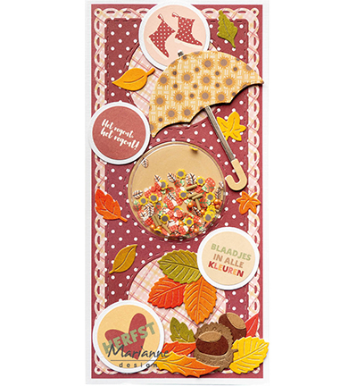 CR1665 - Marianne Design - Tiny's acorn & chestnut - Automne, Halloween - Detail 5