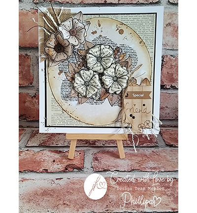 JH-A5-1002 - Julie Hickey - Blooming Florals - Fleurs - Detail 2 JH-A5-1002 - Julie Hickey - Blooming Florals - Fleurs - Detail 2
