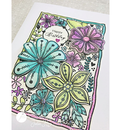 JH-A5-1003 - Julie Hickey - Floral Fantasy - Fleurs - Detail 1 JH-A5-1003 - Julie Hickey - Floral Fantasy - Fleurs - Detail 1
