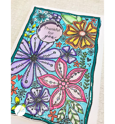 JH-A5-1003 - Julie Hickey - Floral Fantasy - Fleurs - Detail 2 JH-A5-1003 - Julie Hickey - Floral Fantasy - Fleurs - Detail 2