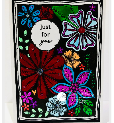JH-A5-1003 - Julie Hickey - Floral Fantasy - Fleurs - Detail 8 JH-A5-1003 - Julie Hickey - Floral Fantasy - Fleurs - Detail 8